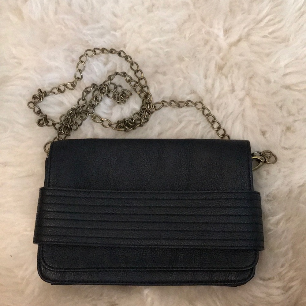 Black clutch/ crossbody